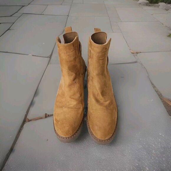 Rock & Candy Kalea Tan Booties Boots Womens Size 8.5 - Picture 3 of 9